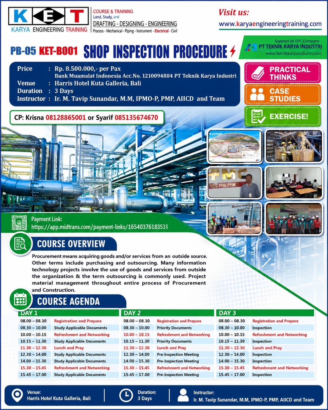 SHOP INSPECTION PROCEDURE