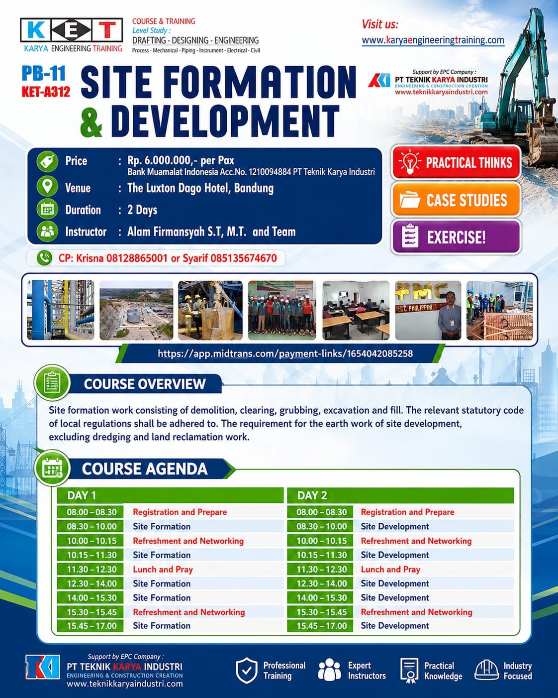 SITE FORMATION & DEVELOPMENT