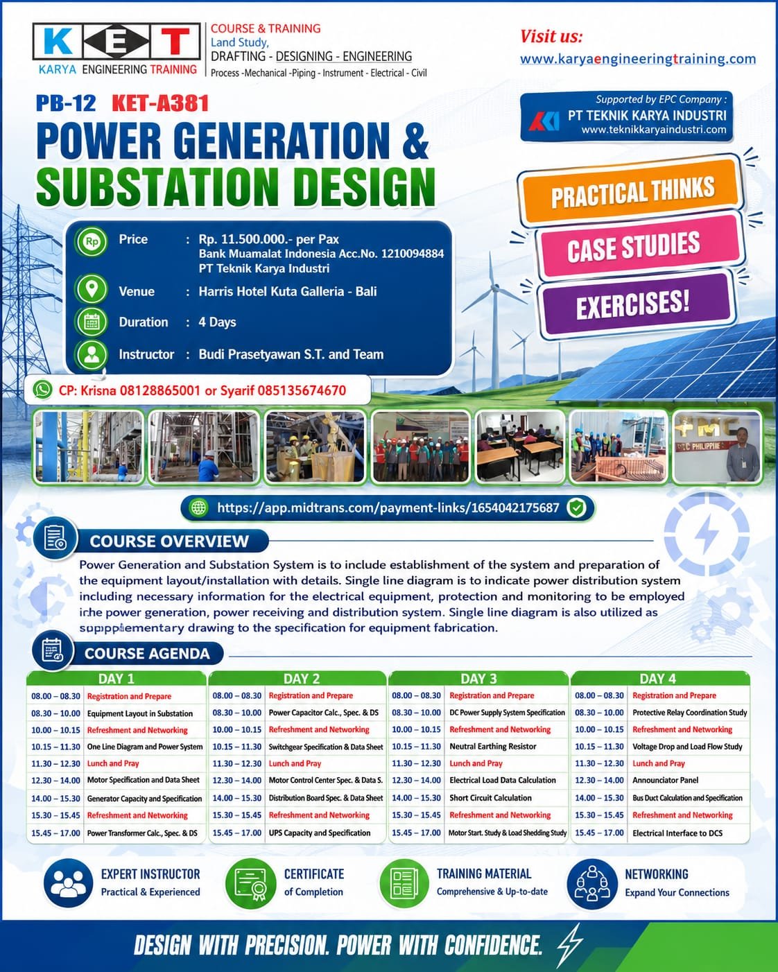 POWER GENERATION &
SUBSTATION DESIGN