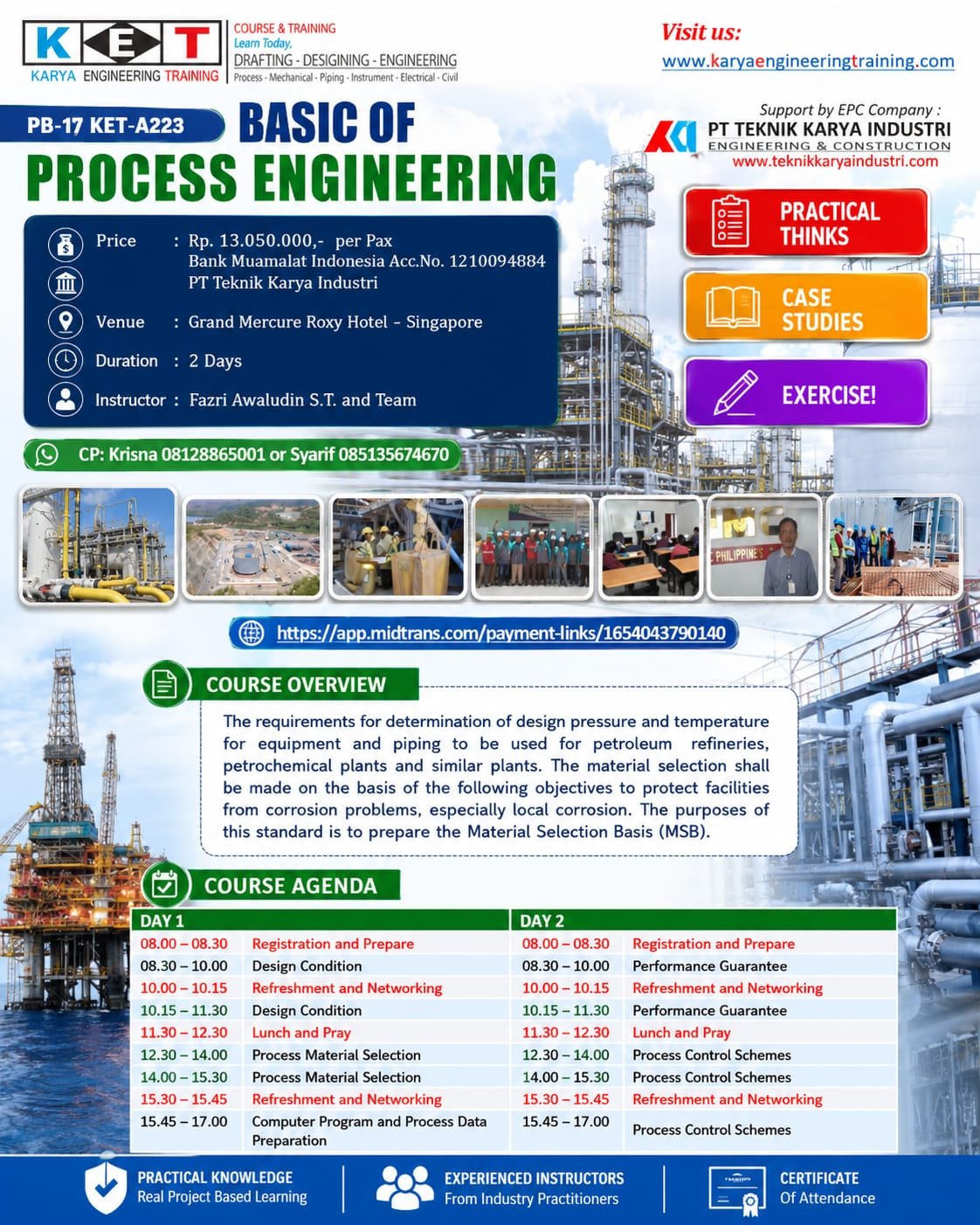 BASIC OF
PROCESS ENGINEERING