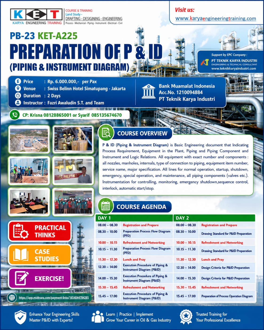PREPARATION OF P& ID (PIPING & INSTRUMENT DIAGRAM)