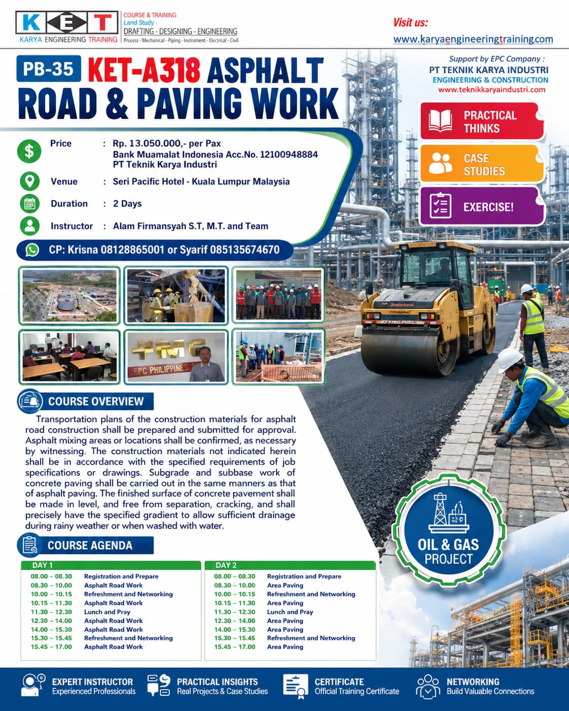 ASPHALT
ROAD & PAVING WORK