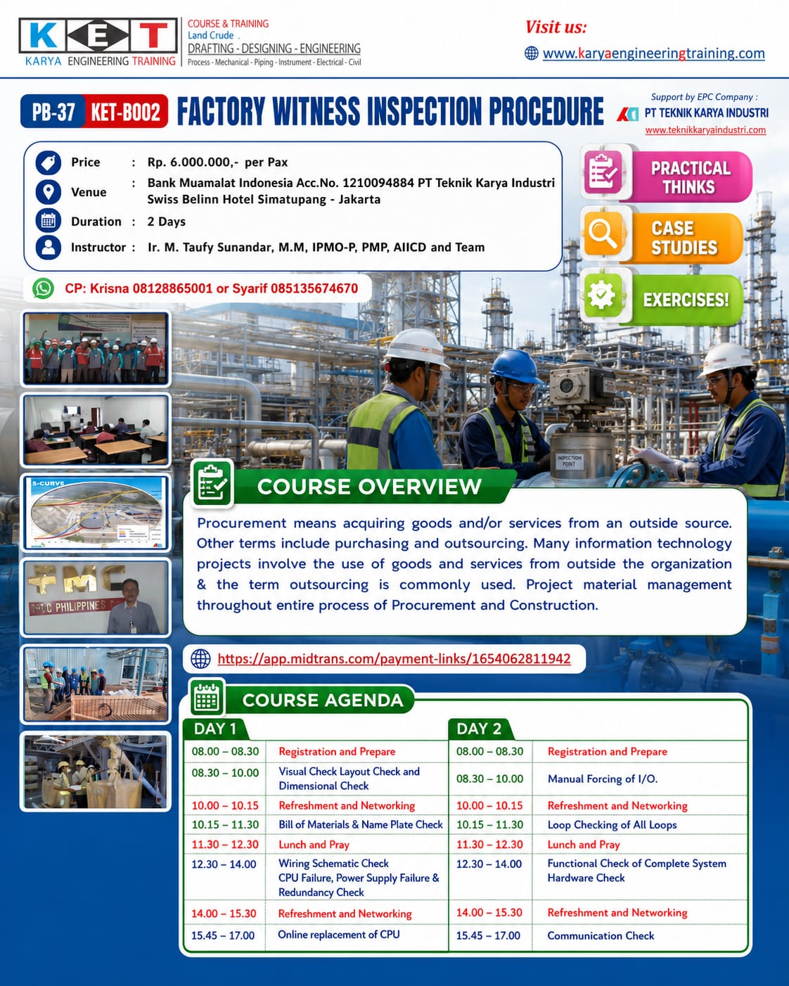 FACTORY WITNESS INSPECTION PROCEDURE