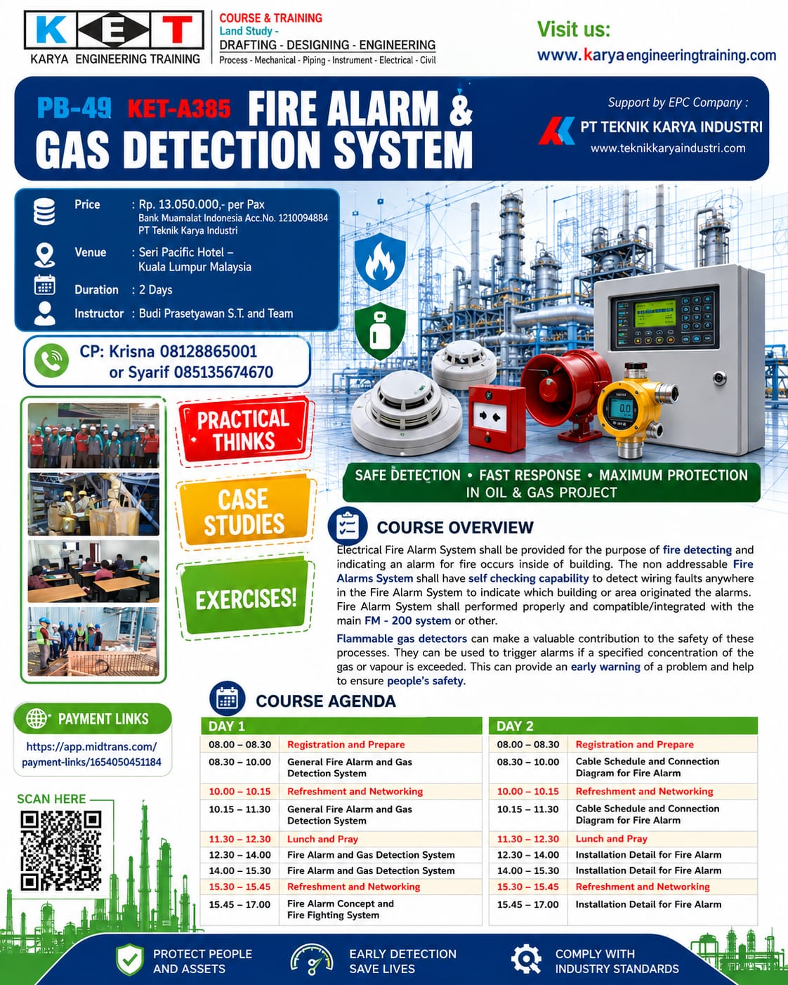 FIRE ALARM &
GAS DETECTION SYSTEM