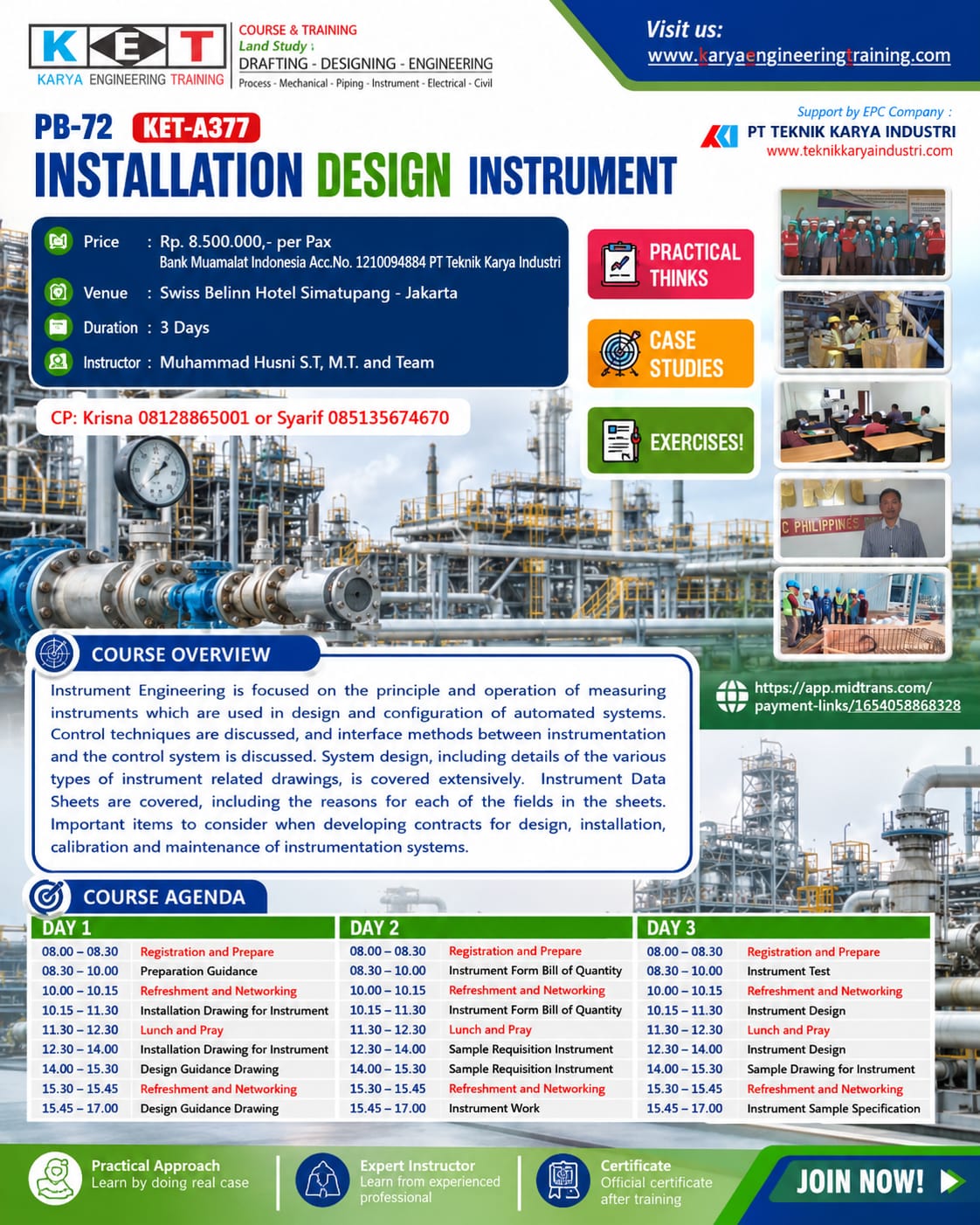 INSTALLATION DESIGN INSTRUMENT