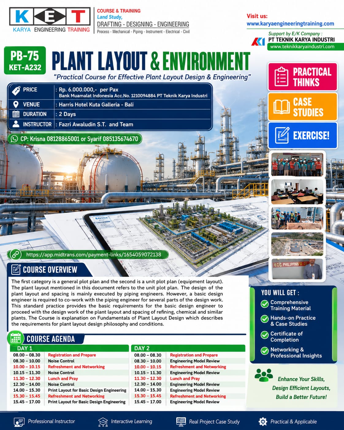 PLANT LAYOUT & ENVIRONMENT